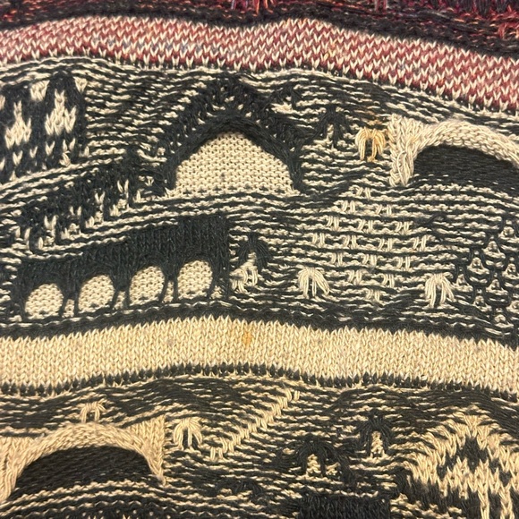 Idea Uomo - Styled In Italy - "Coogi" Style  Sweater - Large 1/4 Button - Picture 5 of 8